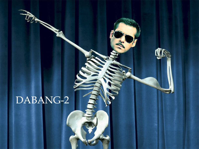 Skeleton with Man's Head