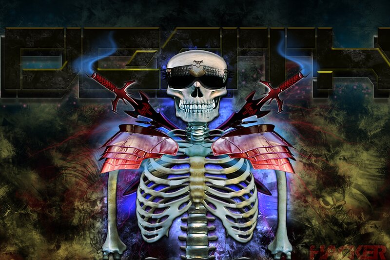 Skeleton with Swords