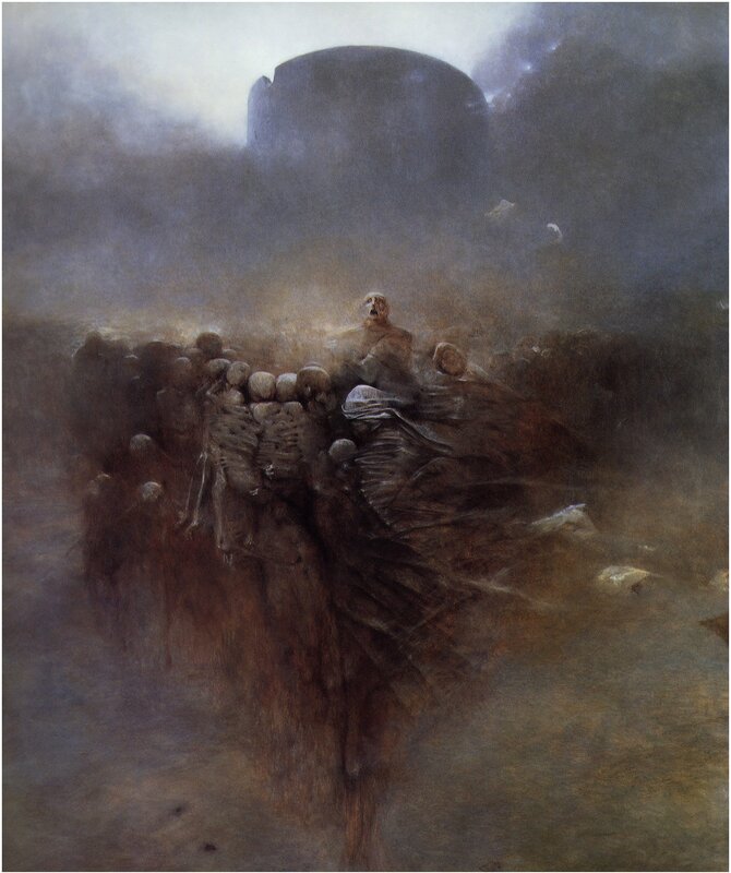 Skeletons in Fog — Brown