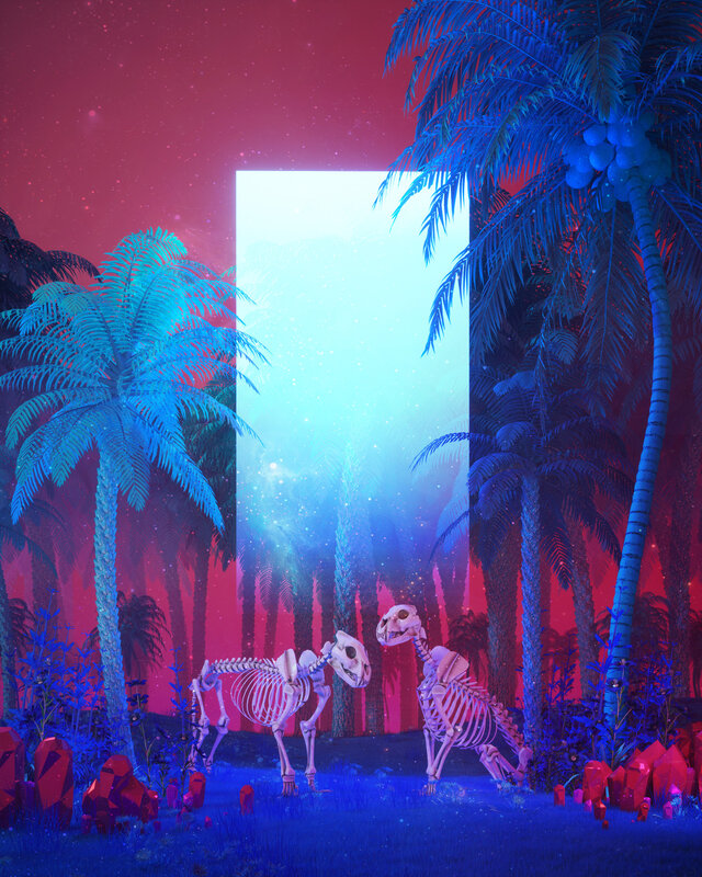 Skeletons in Jungle