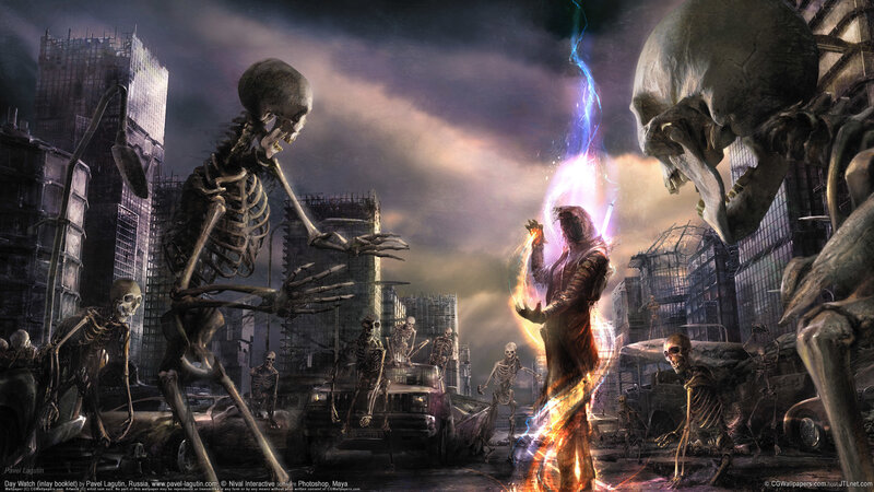 Skeletons in Ruined City