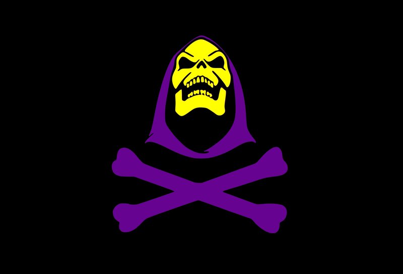 Skeletor Skull and Bones