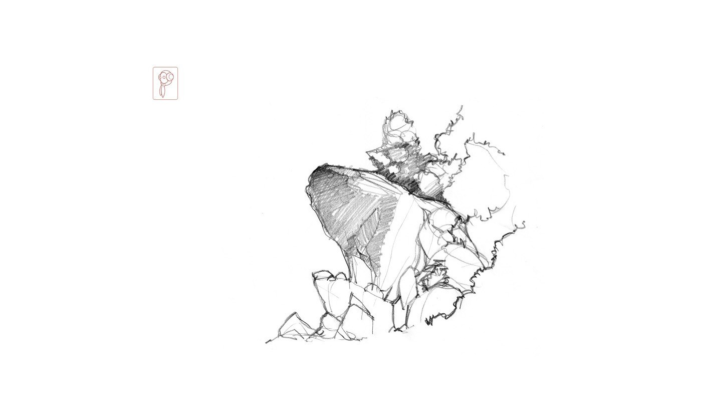 sketch of a character