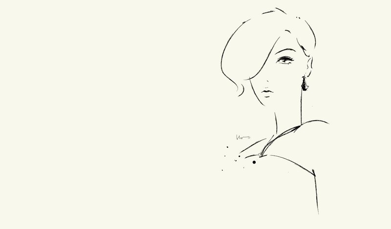 sketch of a woman