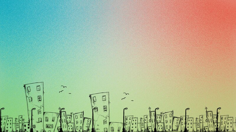 Sketched City Skyline