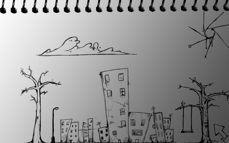 Sketched Cityscape