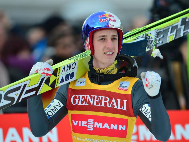 Ski Jumper with Skis
