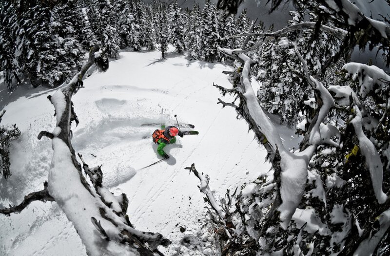 Skier in Snow