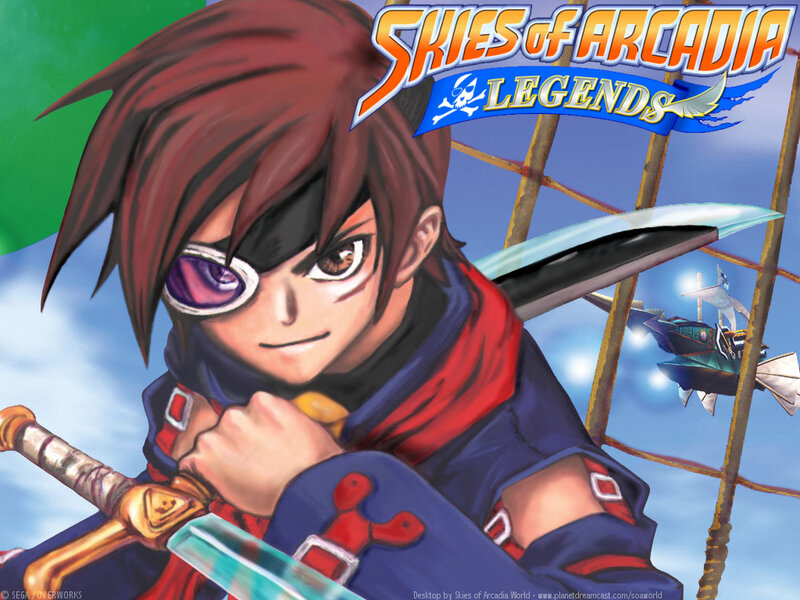 Skies of Arcadia Legends artwork