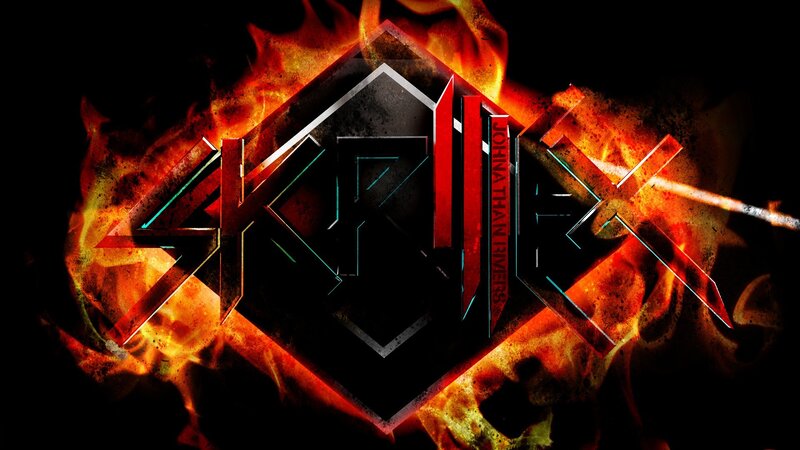 Skillet logo with flames