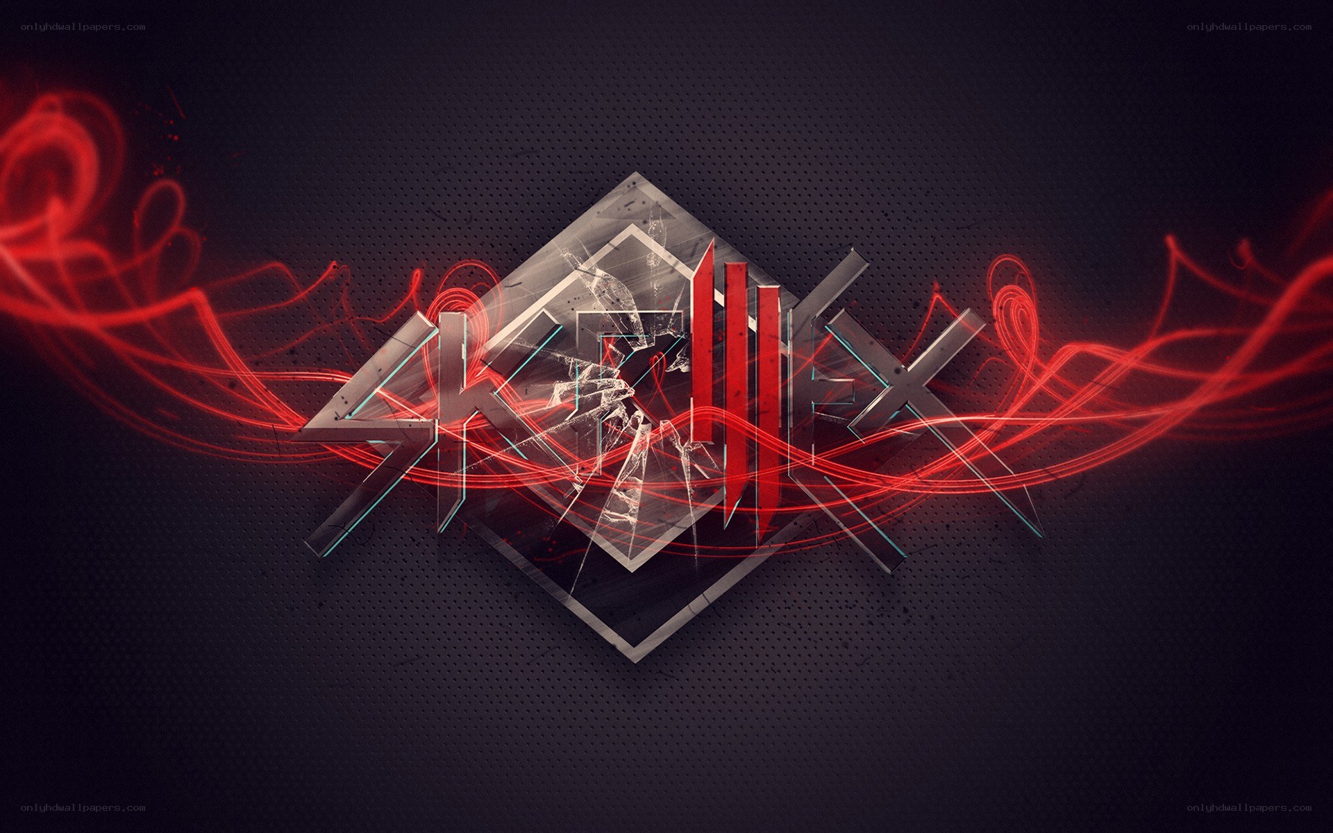 Skillex logo with red energy