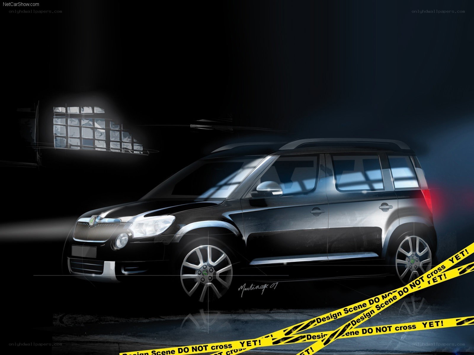 Skoda Concept Design Sketch
