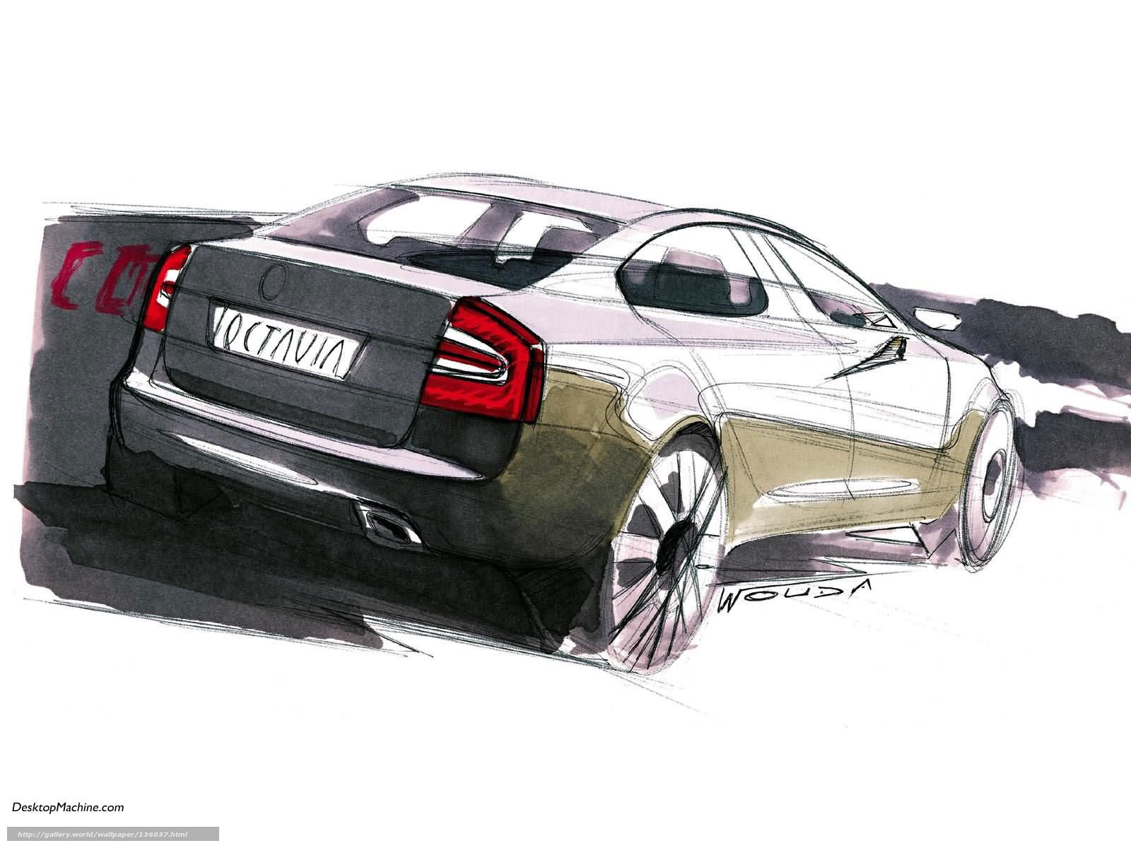 Skoda Octavia concept sketch