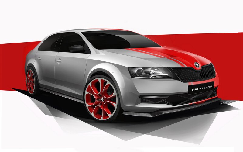 Skoda Rapid Sport concept car