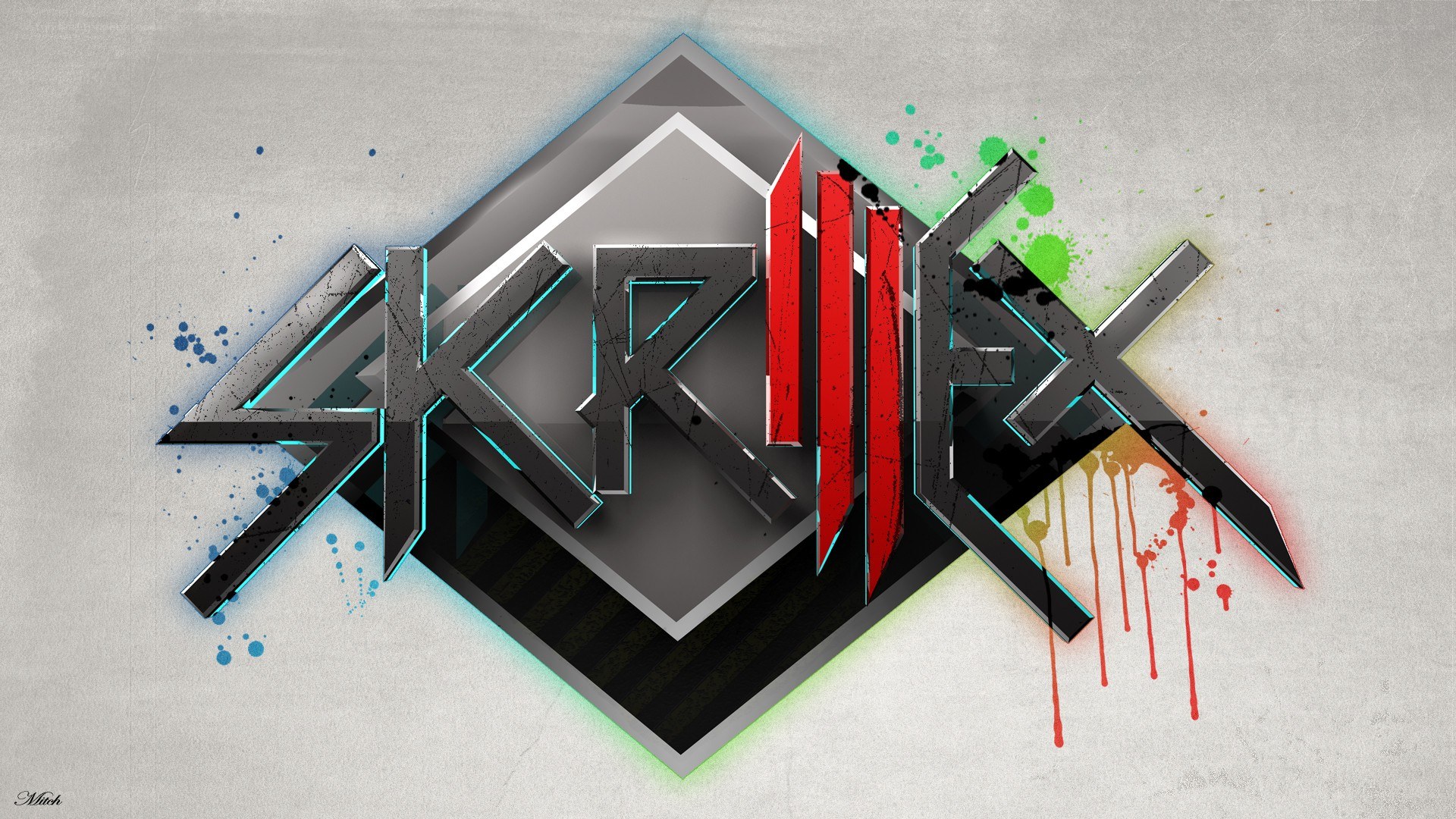 Skriix logo with graffiti art
