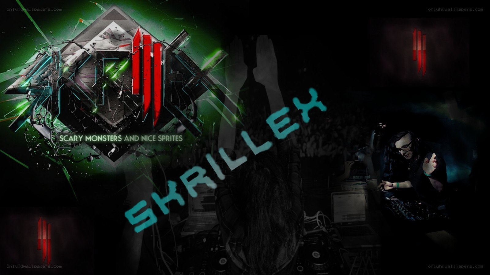 Skrillex concert artwork