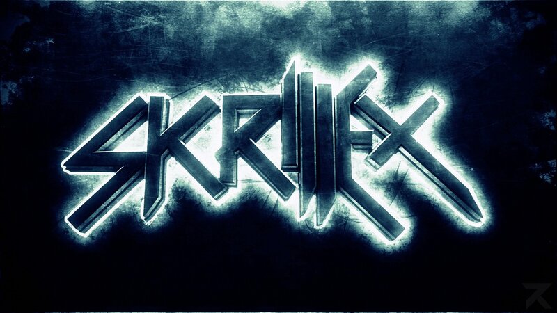 Skrillex Logo — Black, Dark, Digital Art