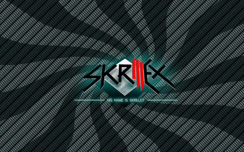 Skrillex Logo — Black, Dark