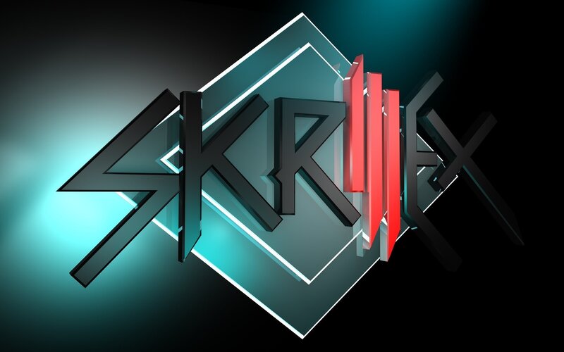 Skrillex Logo — Black, Dramatic, 3d Render, Text