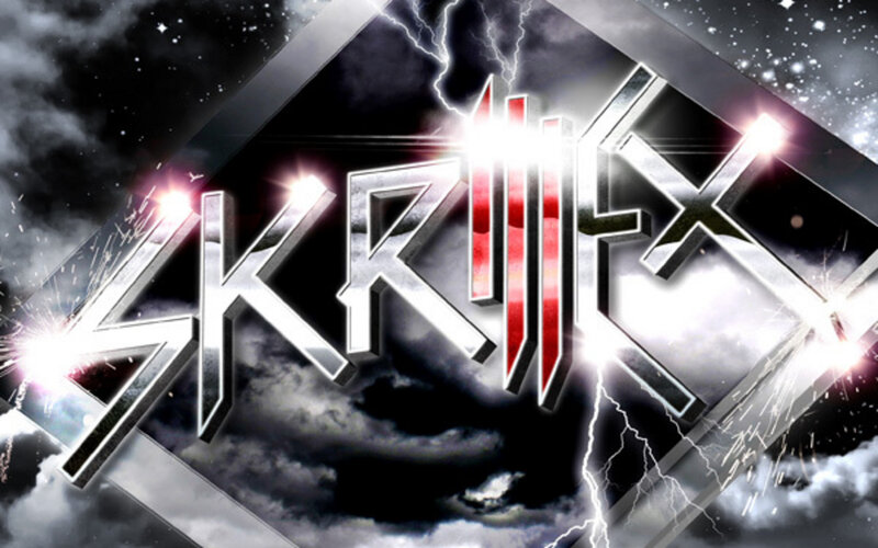 SKRILLEX Logo — Black, Dramatic, Digital Art