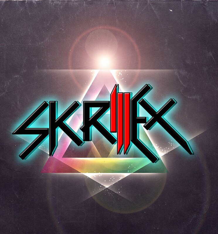 Skrillex Logo — Black, Energetic, Digital Art, Triangles