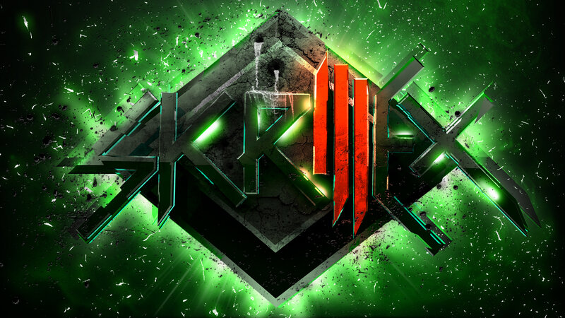 SKRILLEX Logo — Green, Energetic