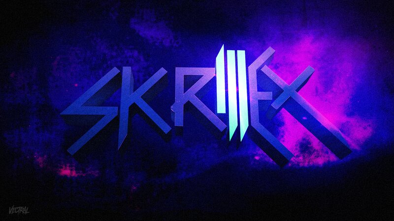 Skrillex Logo — Purple, Dark, Vibrant