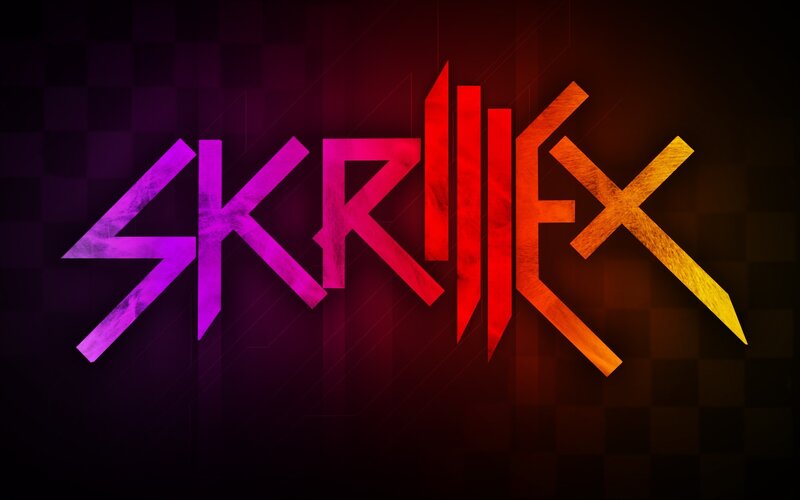 Skrillex logo with gradient