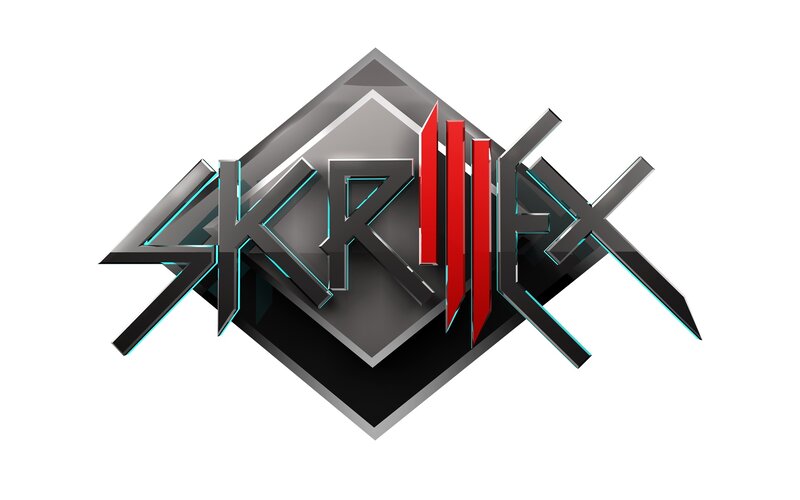 Skrillex logo with stylized text