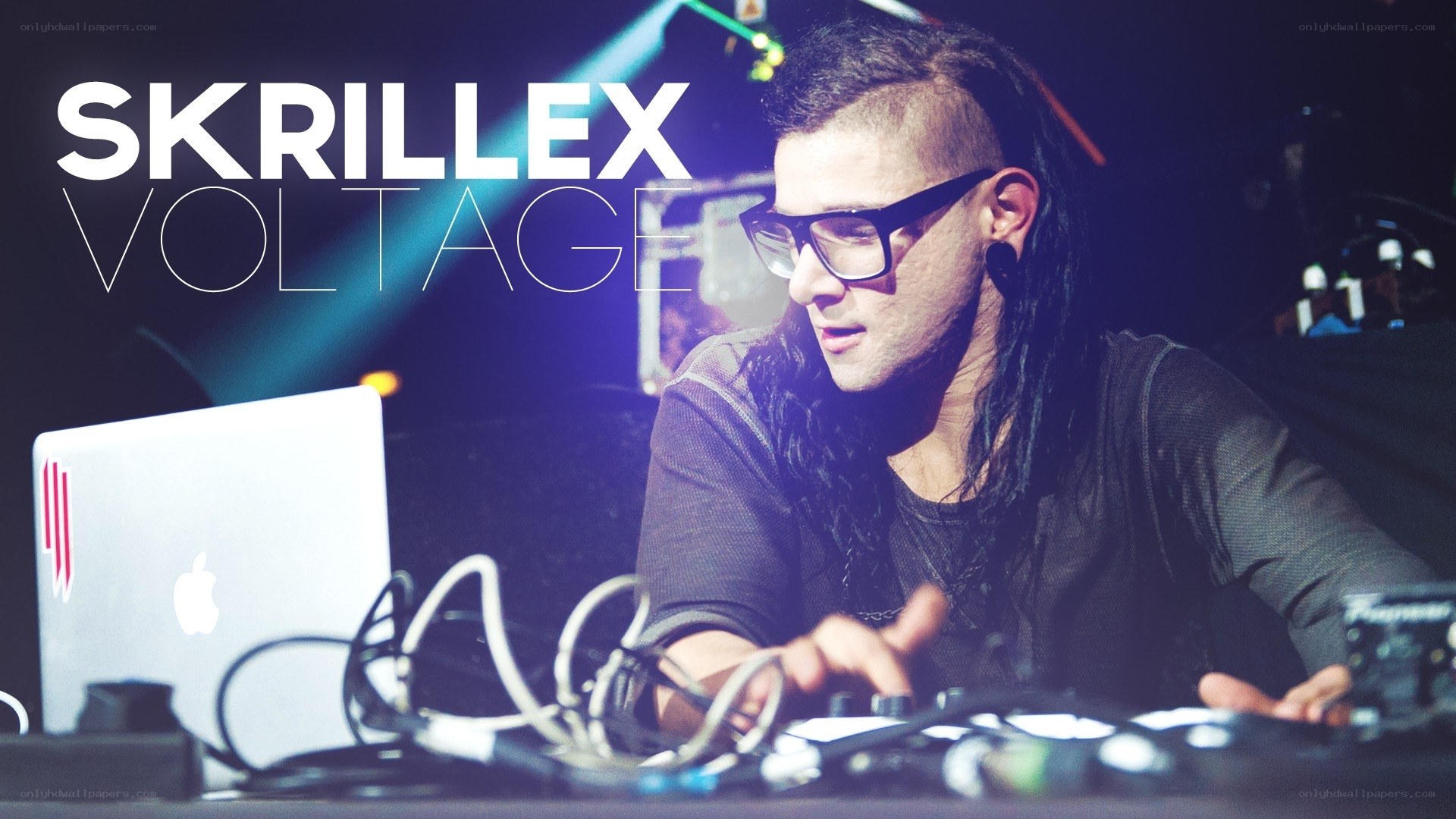 Skrillex performing live