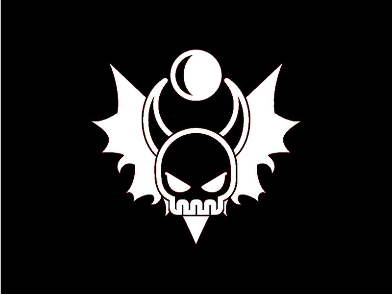skull and crescent symbol