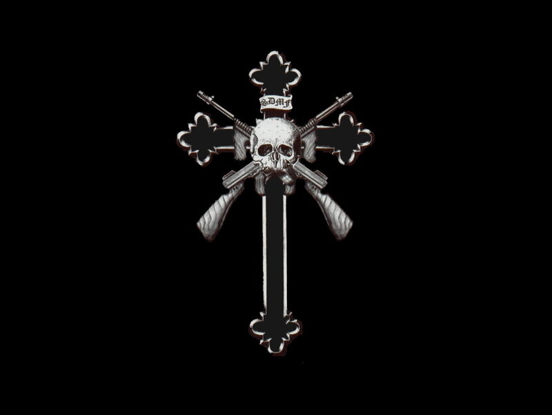 skull and crossbones cross