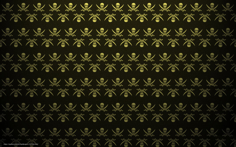 skull and crossbones pattern