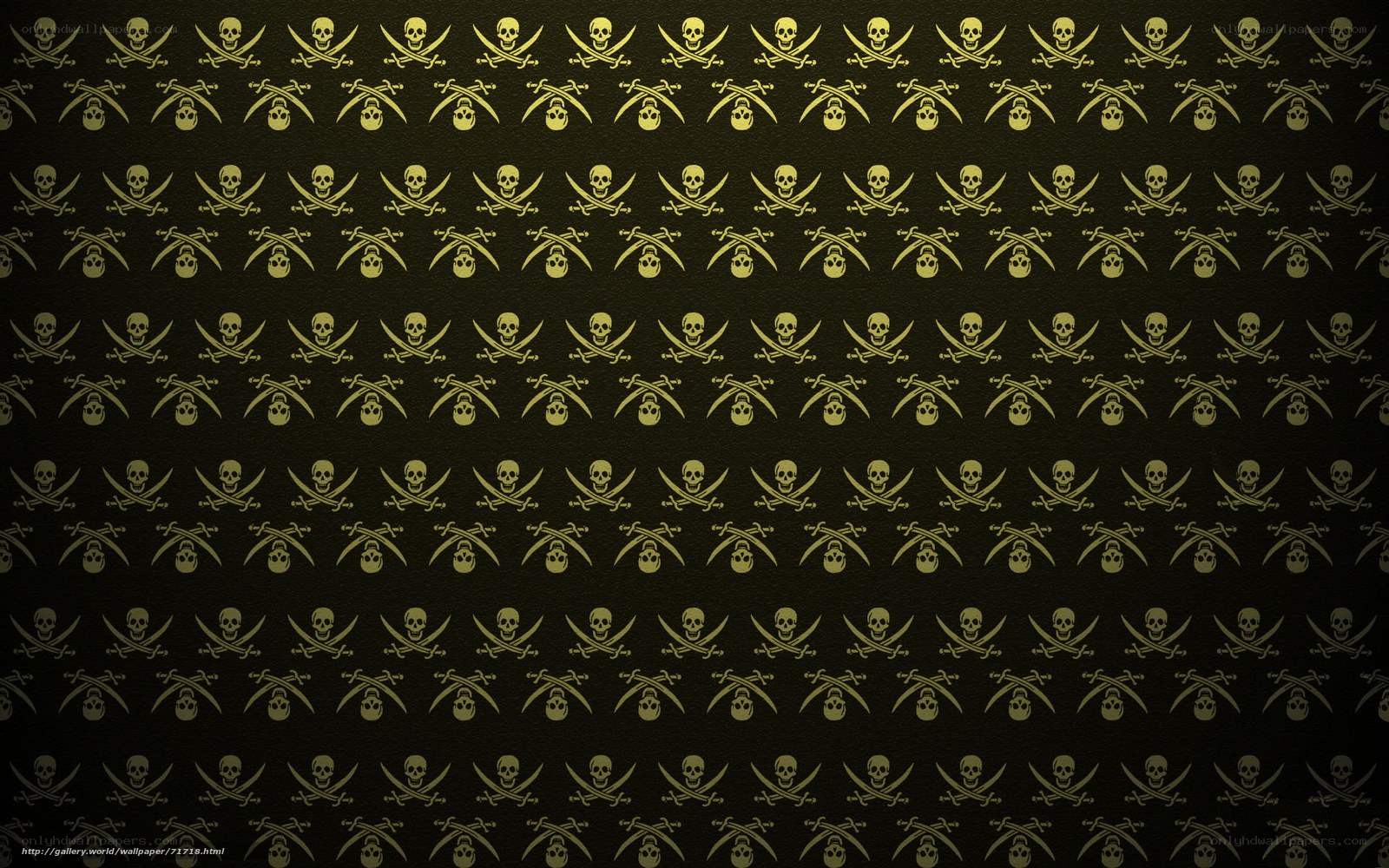 skull and crossbones pattern