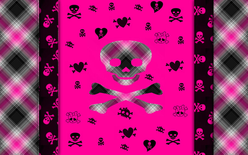 Skull and Crossbones — Pink