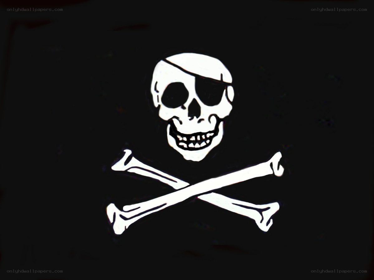skull and crossbones pirate flag