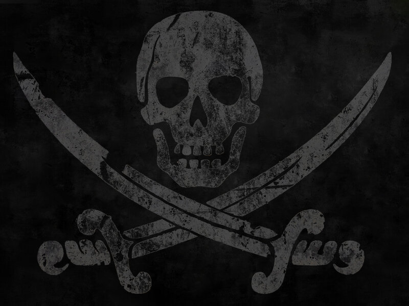 skull and crossbones pirate flag