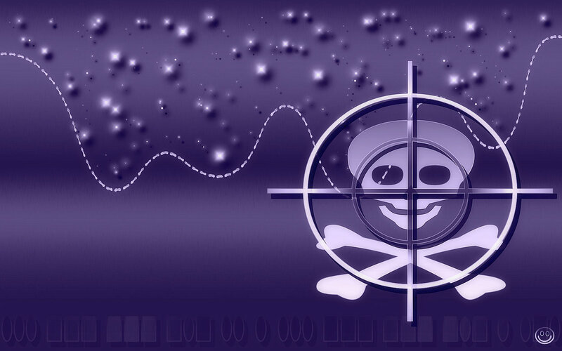 Skull and Crossbones — Purple, Mysterious
