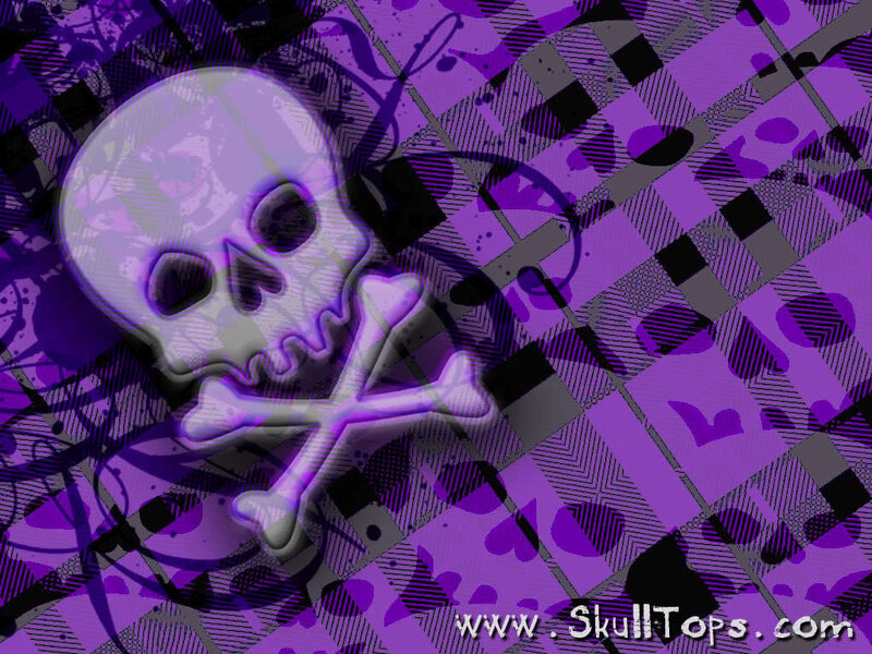 Skull and Crossbones — Purple