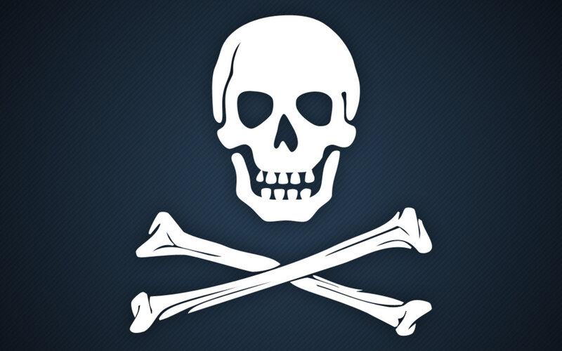 Skull and Crossbones — White, Ominous