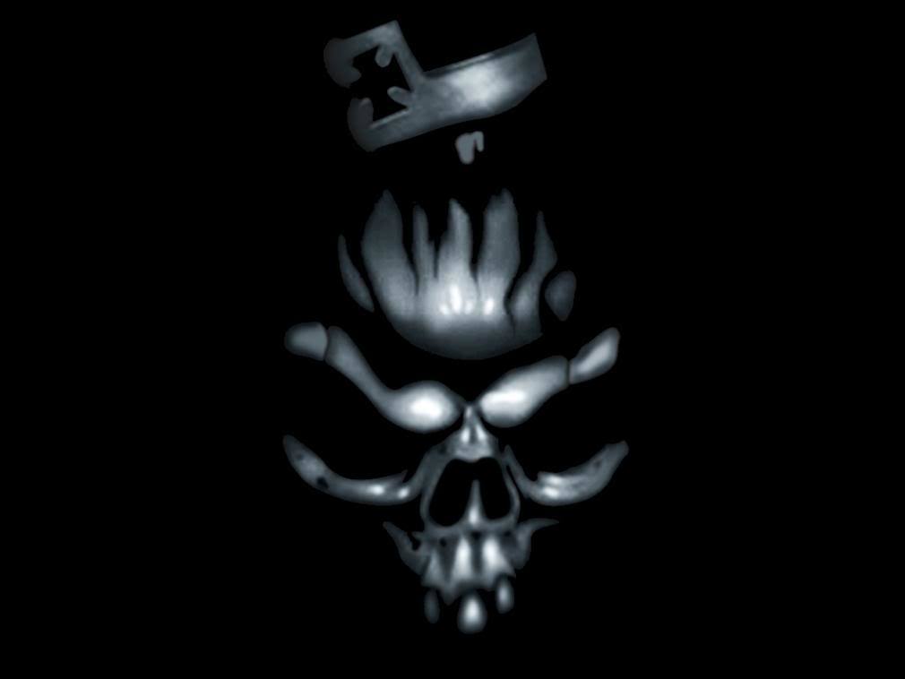 skull and crossbones with crown