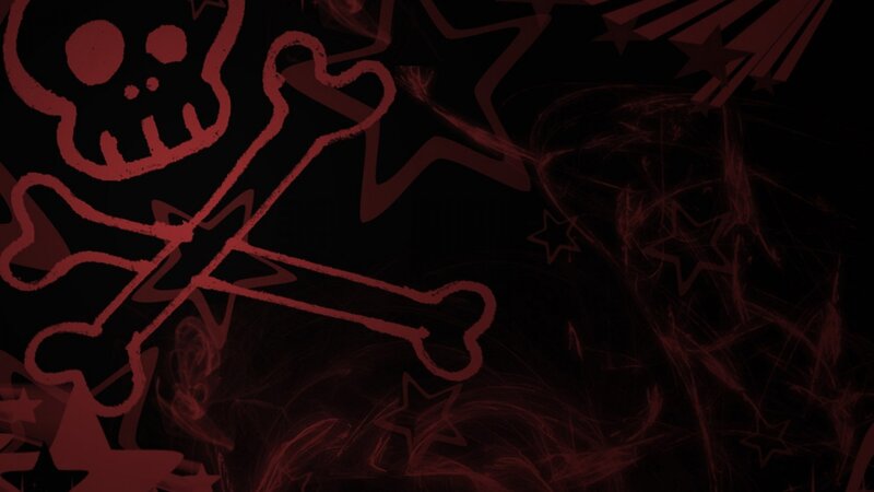 skull and crossbones with stars
