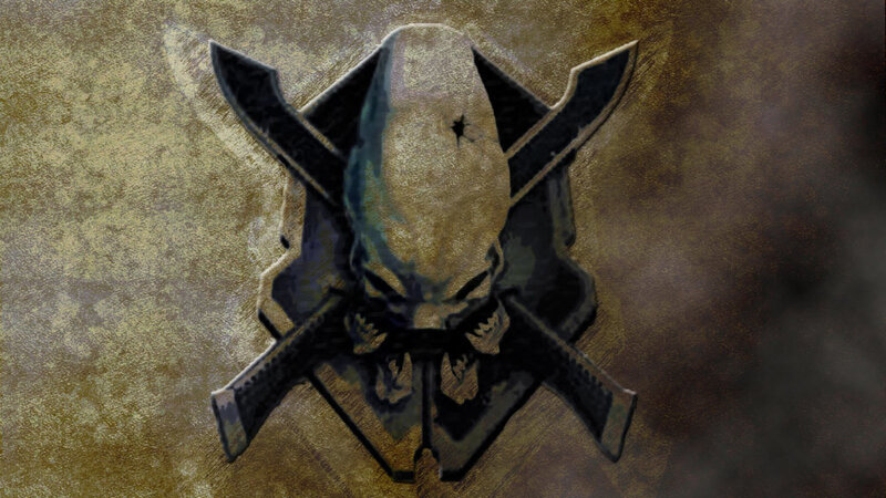skull and crossed swords emblem