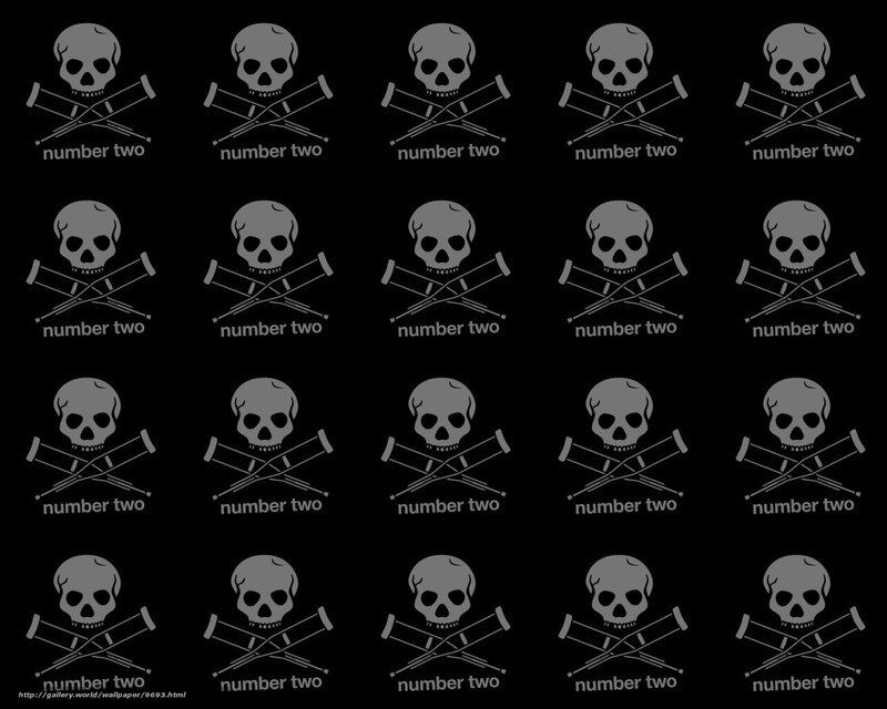 skull and crutches pattern