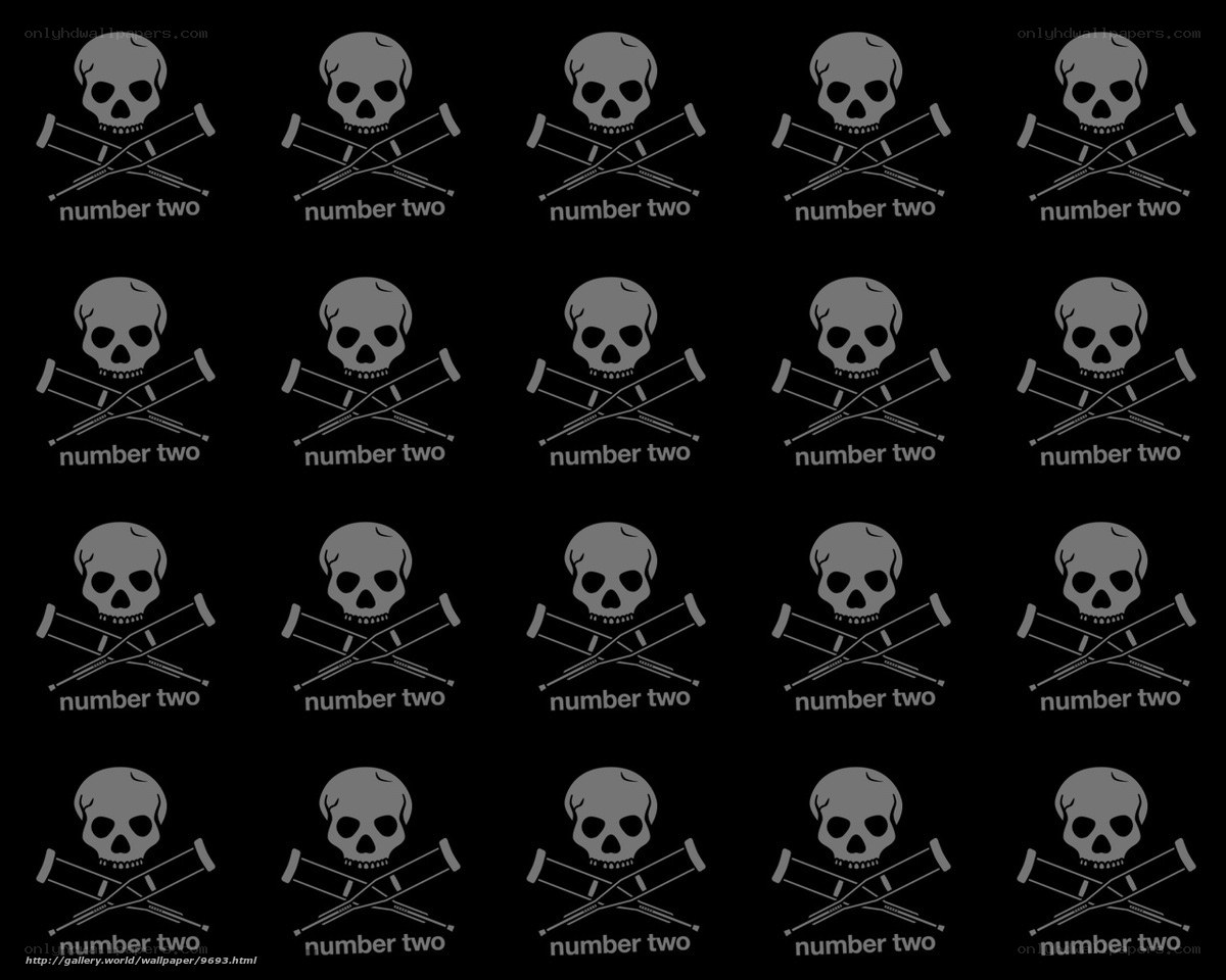 skull and crutches pattern