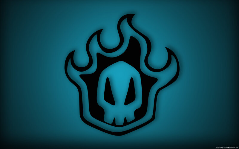 skull and flames logo