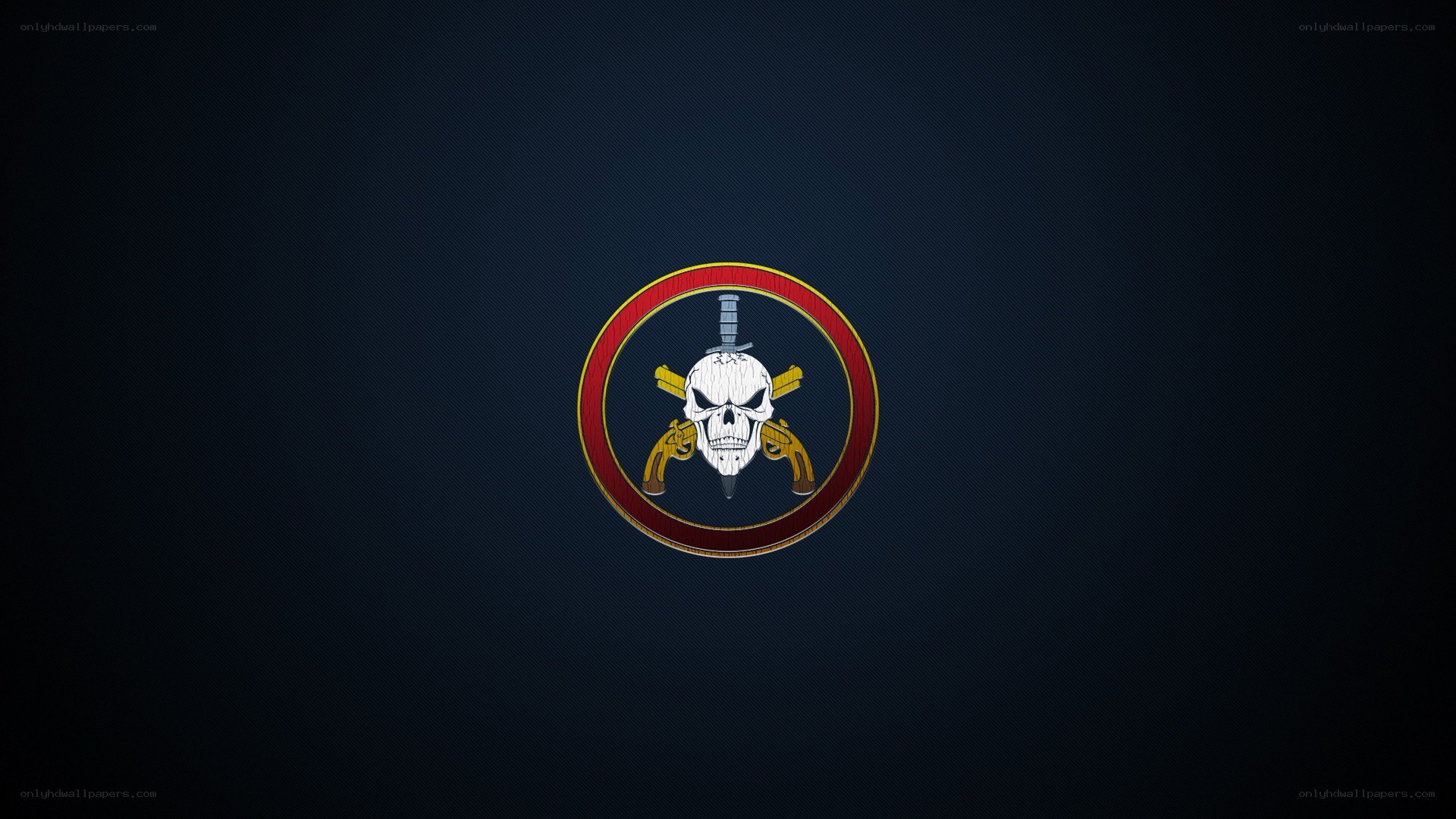 skull and guns emblem