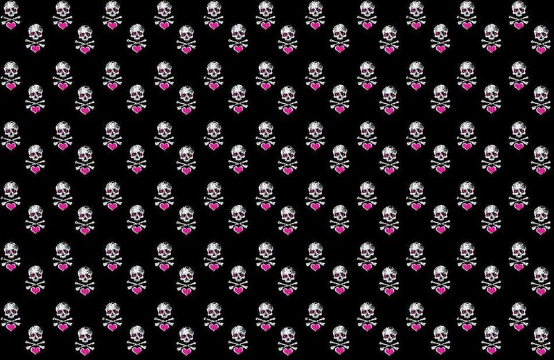 Skull and Heart Pattern