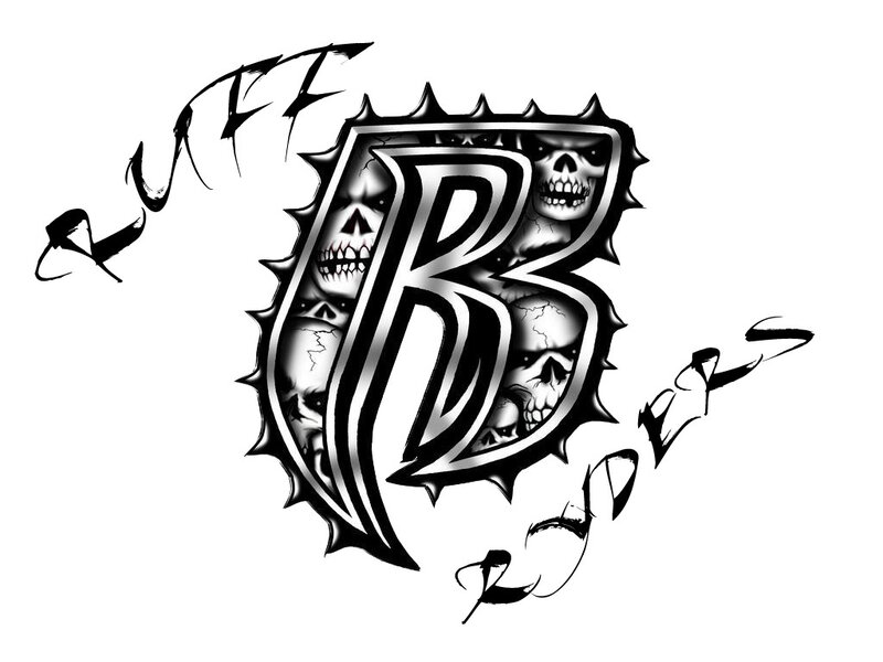 skull and letter B logo