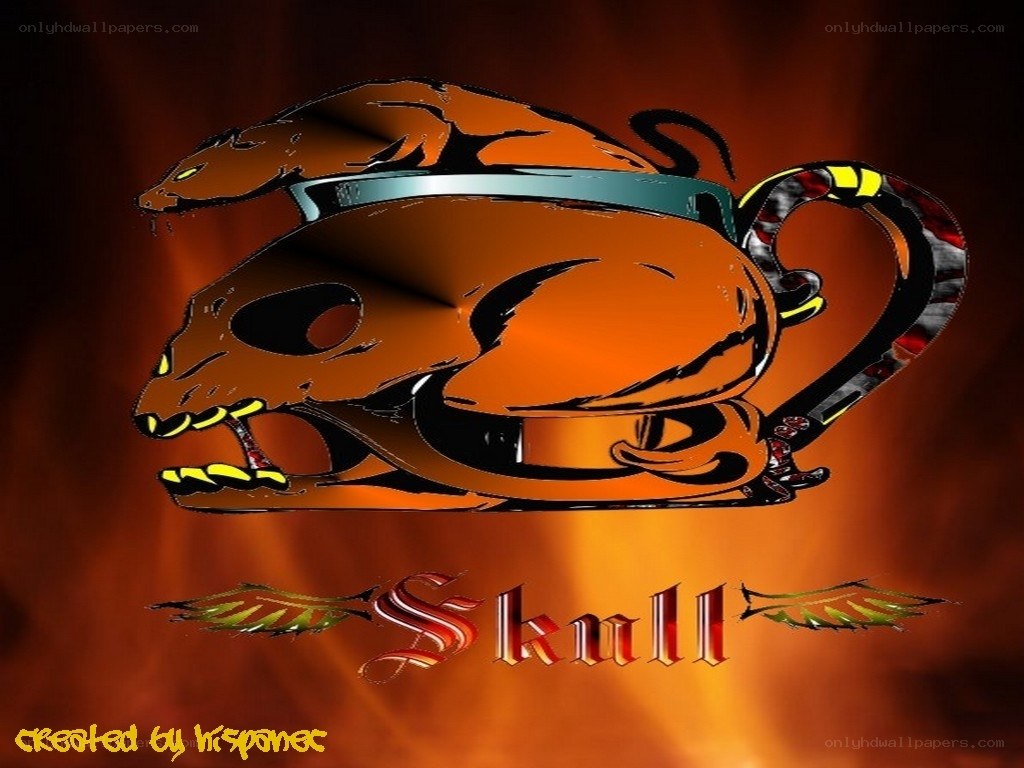 skull and snake logo